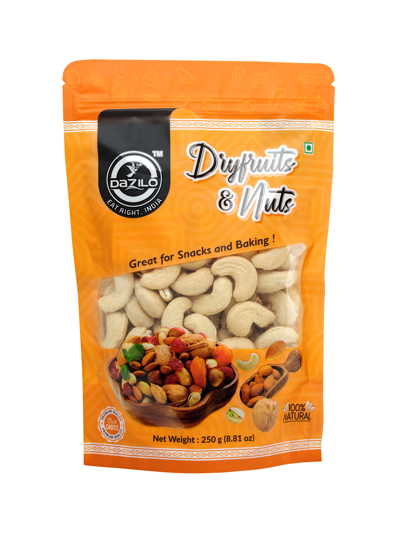 King Size Whole Cashews (250g)